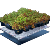 Beschermdoek 300 gr/m2 (rol is 2 m2 breed)