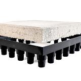 Ziegel-Laubfang aus Kunststoff mit Ziegel für Dachbegrünungssysteme