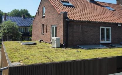 groendak op uitbouw