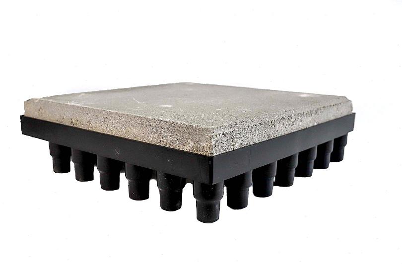 Ziegel-Laubfang aus Kunststoff mit Ziegel für Dachbegrünungssysteme