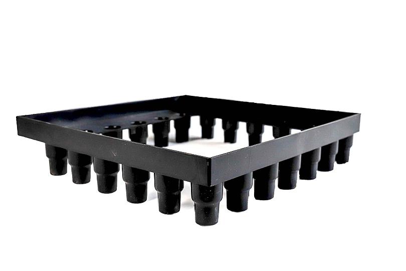 Ziegel-Laubfang aus Kunststoff mit Ziegel für Dachbegrünungssysteme